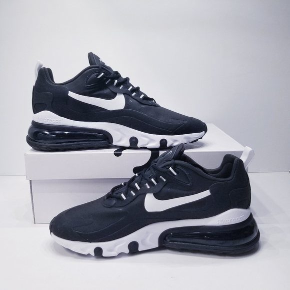 Nike Air Max 270 React Black White - Picture 2 of 6